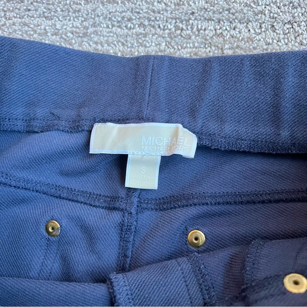 Michael Kors Women’s Blue Pants Size Small - Picture 3 of 7